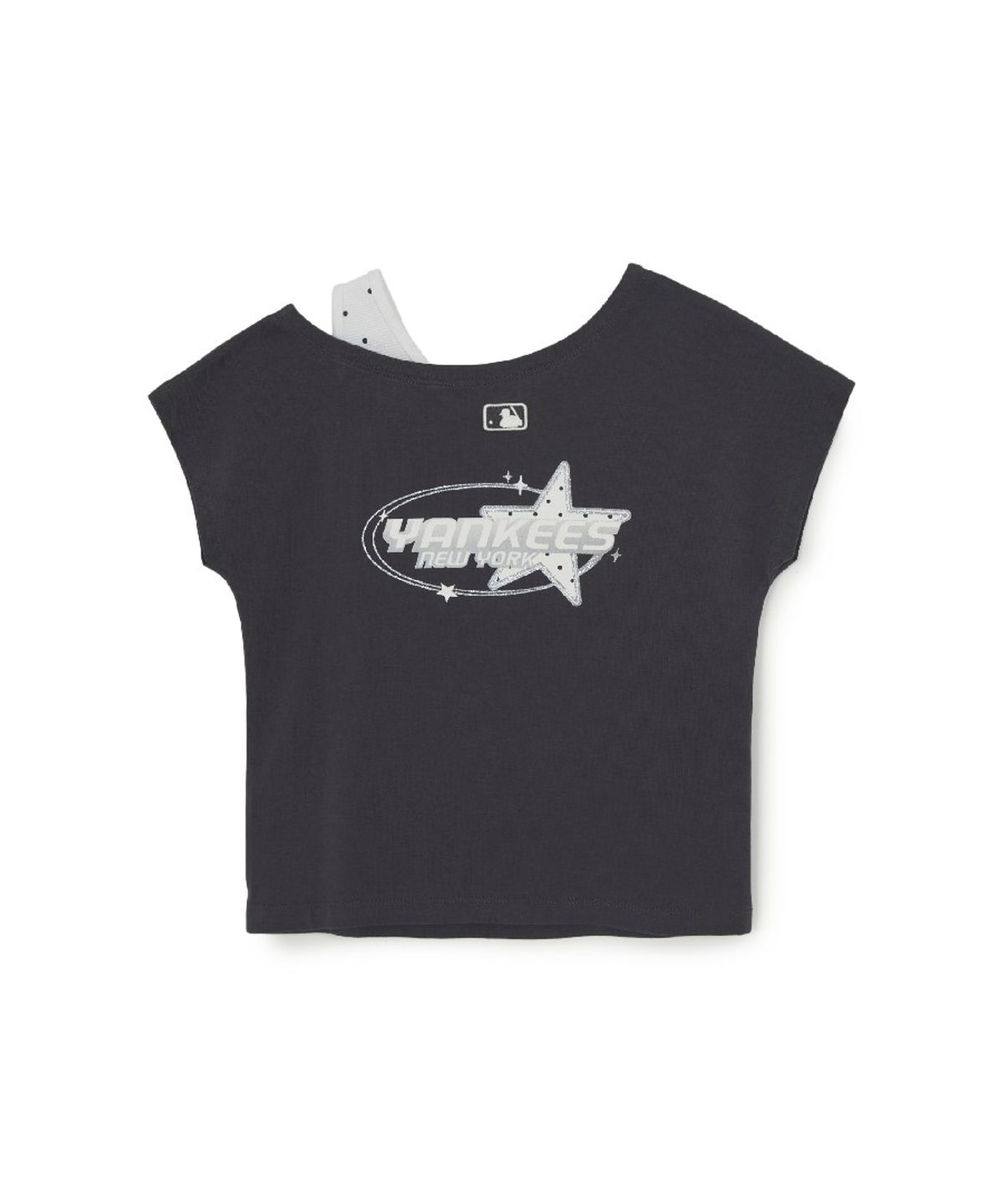 엠엘비 키즈(MLB KIDS) 스트릿 걸즈 나시 레이어드 티셔츠 NY (Charcoal Grey)