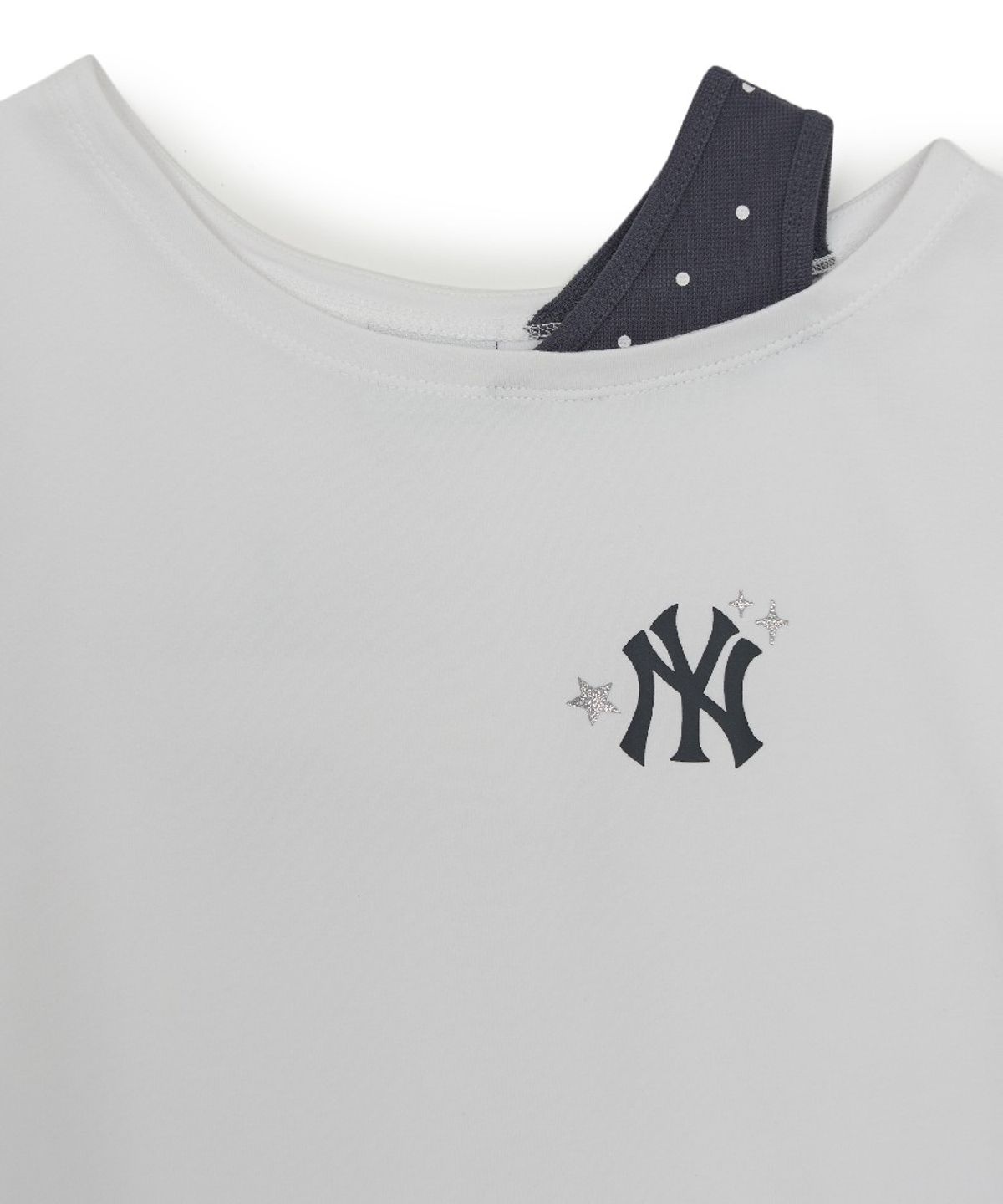 엠엘비 키즈(MLB KIDS) 스트릿 걸즈 나시 레이어드 티셔츠 NY (White)