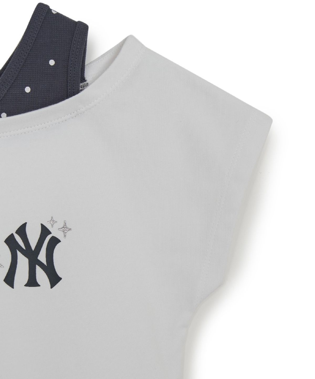 엠엘비 키즈(MLB KIDS) 스트릿 걸즈 나시 레이어드 티셔츠 NY (White)