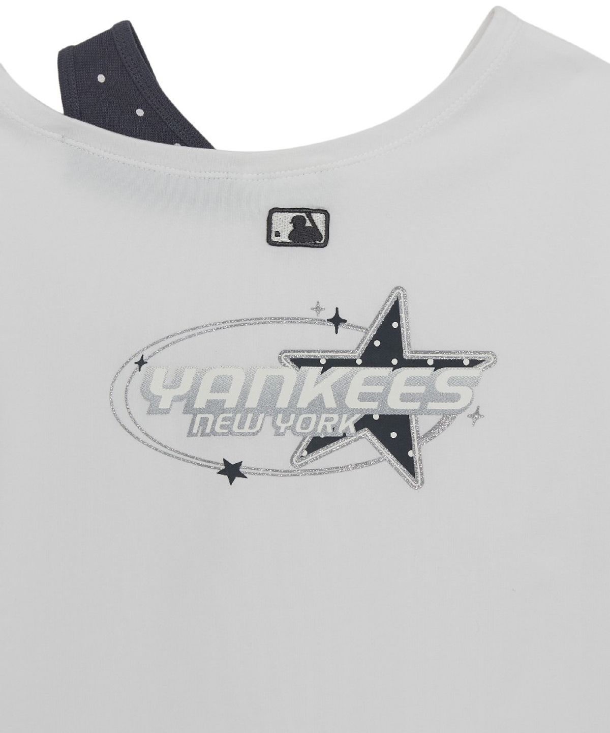 엠엘비 키즈(MLB KIDS) 스트릿 걸즈 나시 레이어드 티셔츠 NY (White)