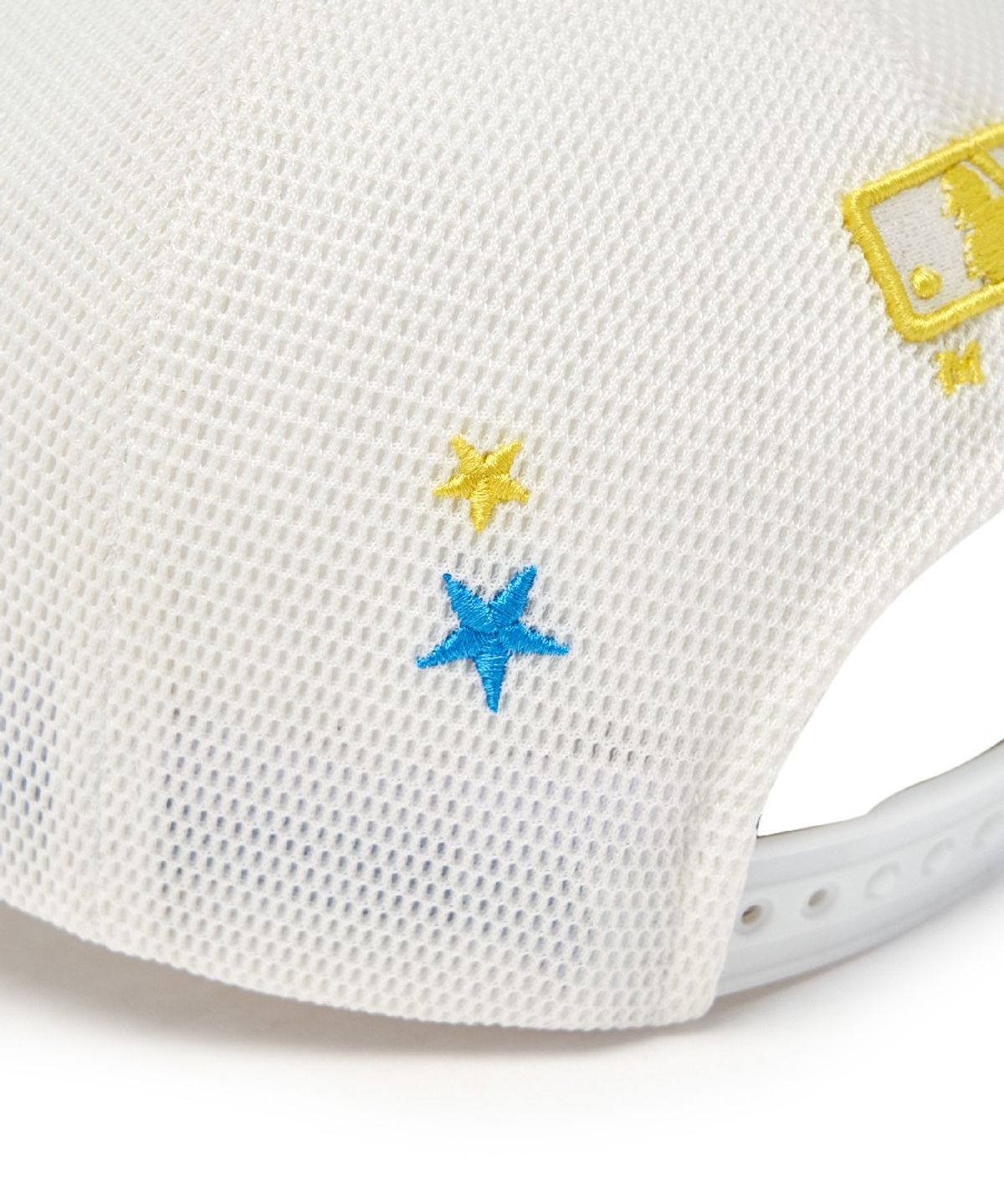 엠엘비 키즈(MLB KIDS) 미러 챙배색 올메쉬 볼캡 BOS (White)
