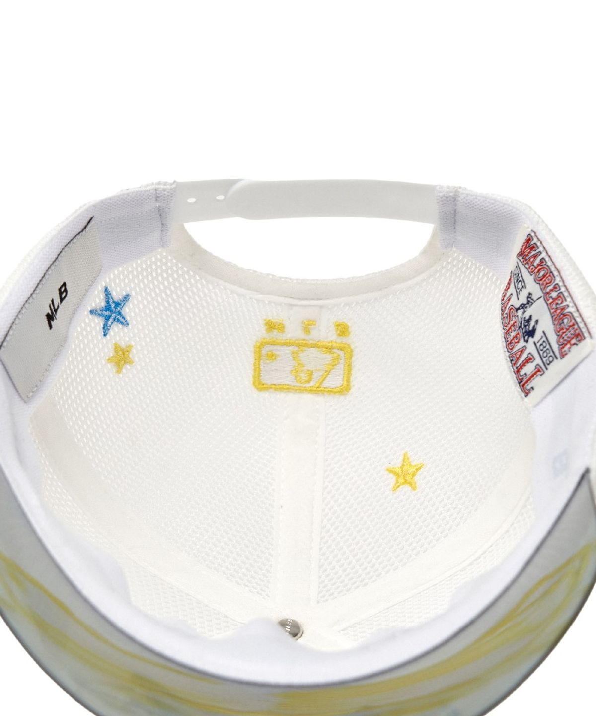 엠엘비 키즈(MLB KIDS) 미러 챙배색 올메쉬 볼캡 BOS (White)