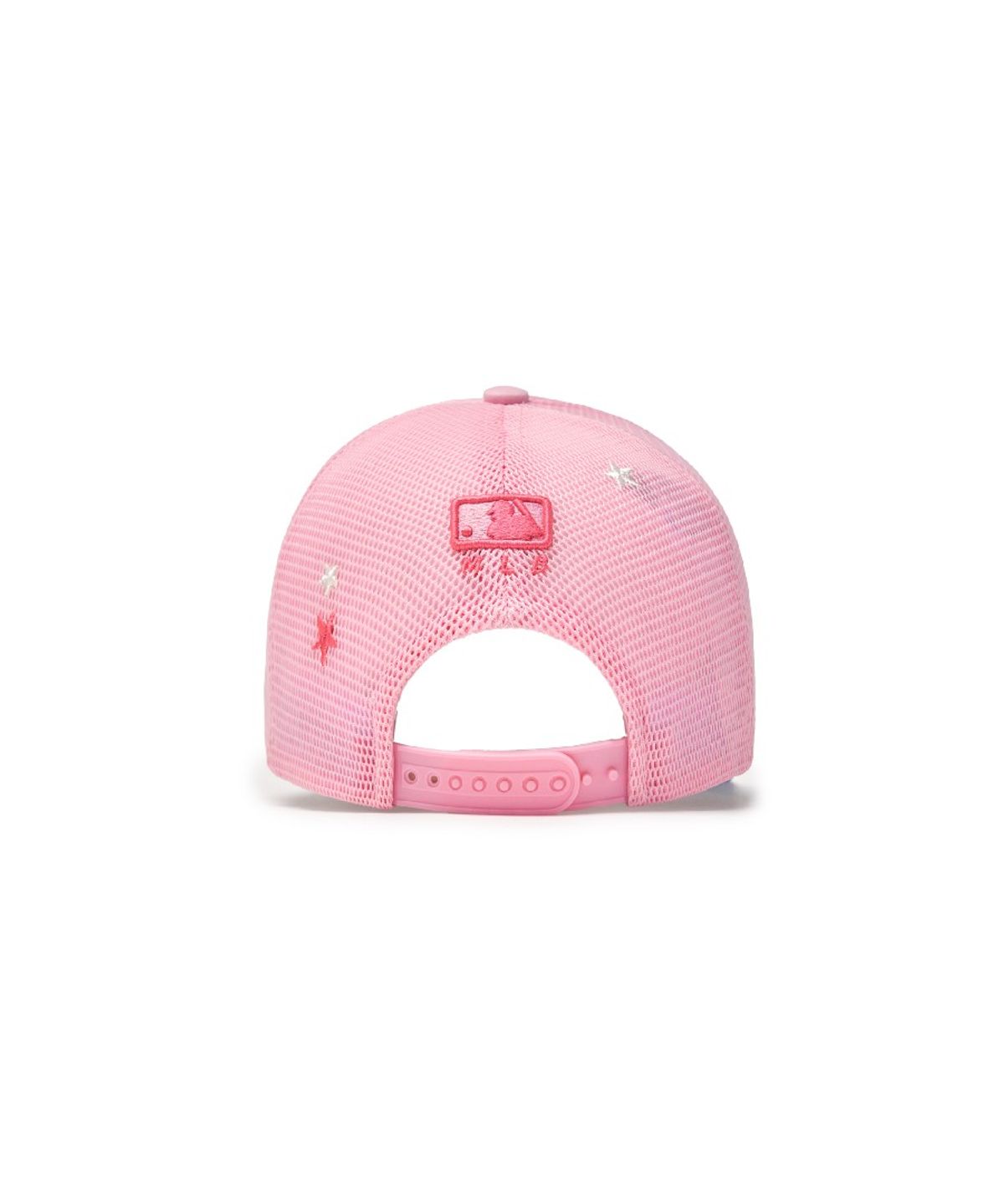 엠엘비 키즈(MLB KIDS) 미러 챙배색 올메쉬 볼캡 NY (Pink)
