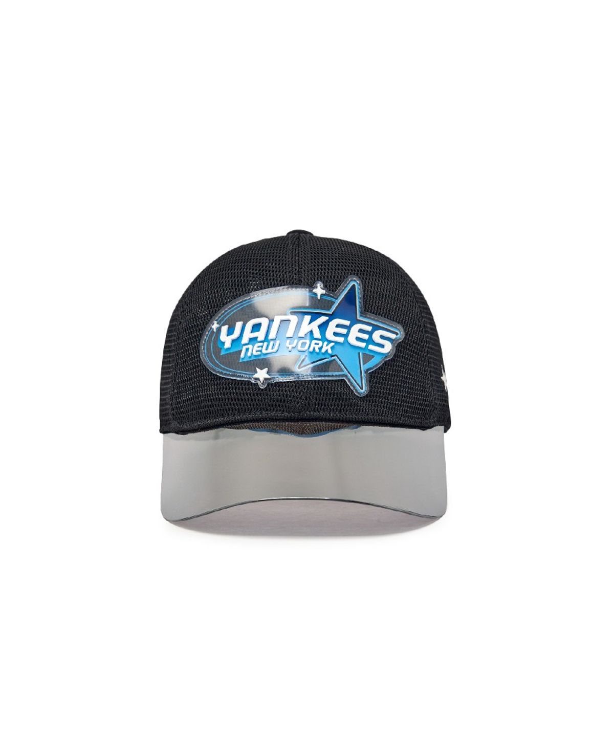 엠엘비 키즈(MLB KIDS) 미러 챙배색 올메쉬 볼캡 NY (Black)