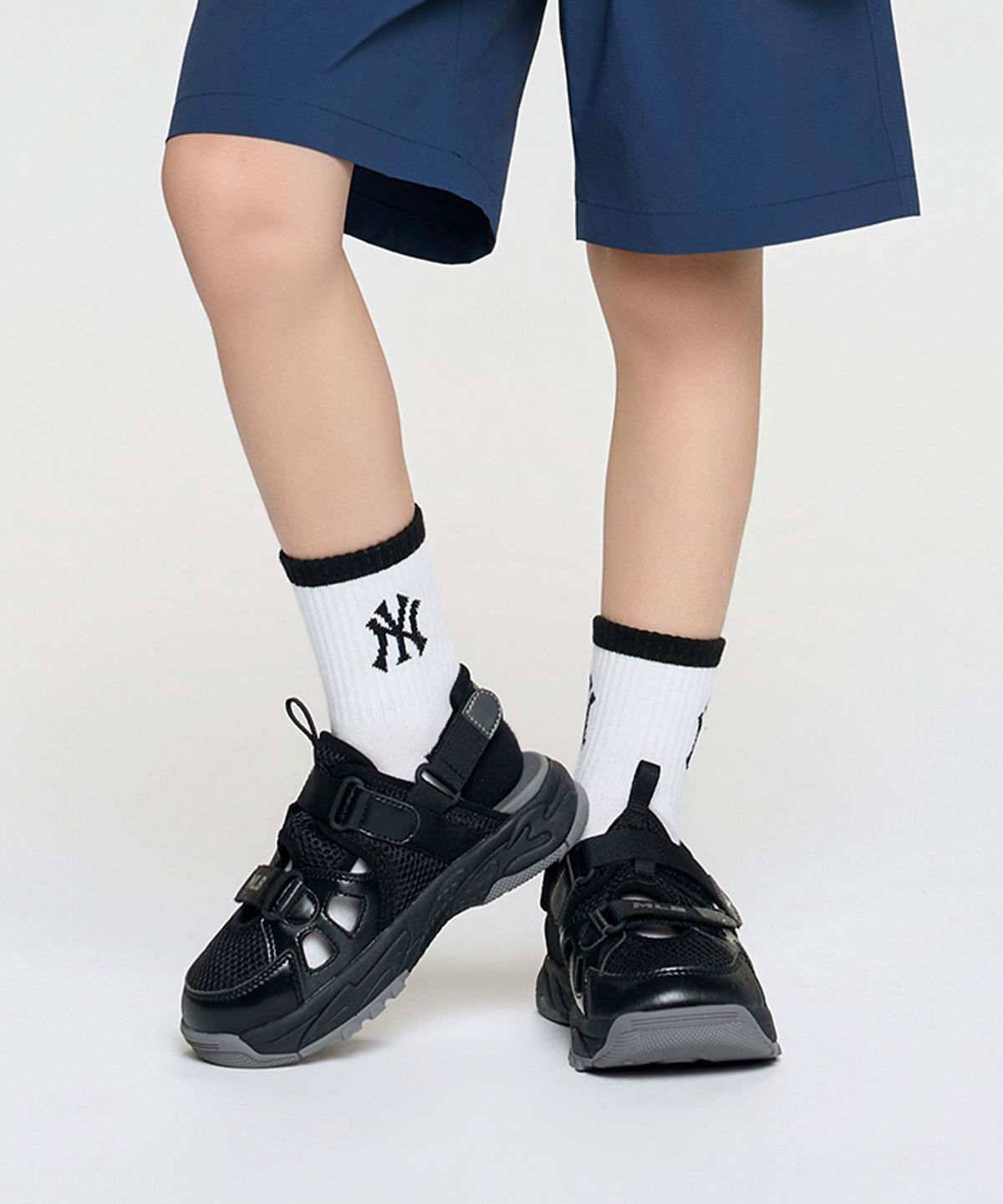 엠엘비 키즈(MLB KIDS) 청키 마스크 샌들 V3 NY (Black)
