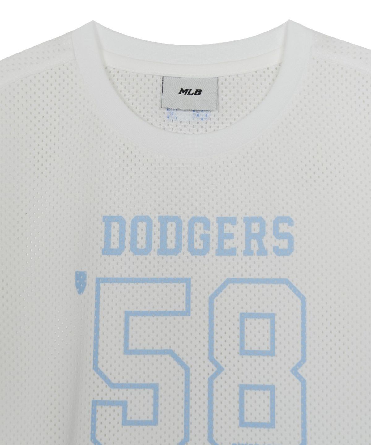 엠엘비 키즈(MLB KIDS) 스포티브 바시티 메쉬 티셔츠세트(여아) LA (L.Blue)