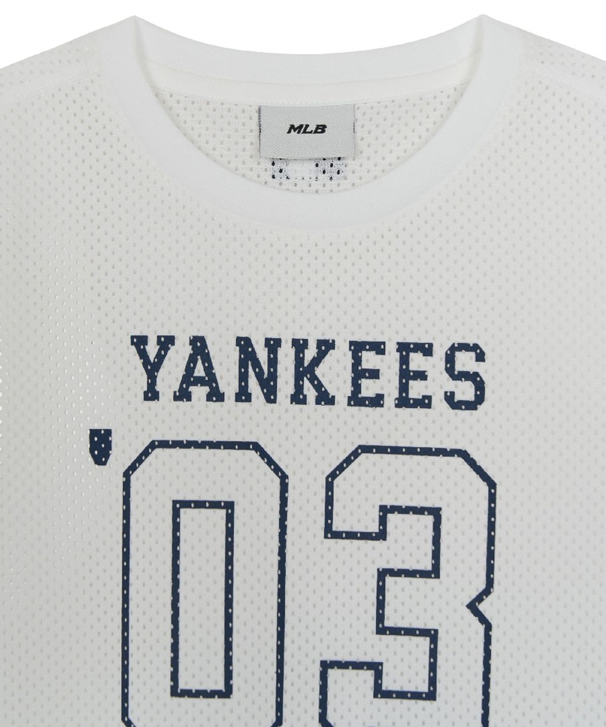 엠엘비 키즈(MLB KIDS) 스포티브 바시티 메쉬 티셔츠세트(여아) NY (Navy)