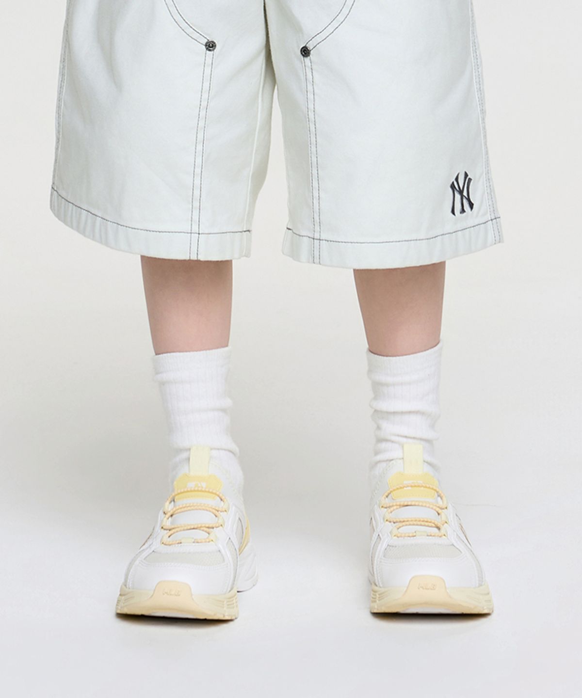 엠엘비 키즈(MLB KIDS) 트랙 러너 플렉스 NY (Ivory)