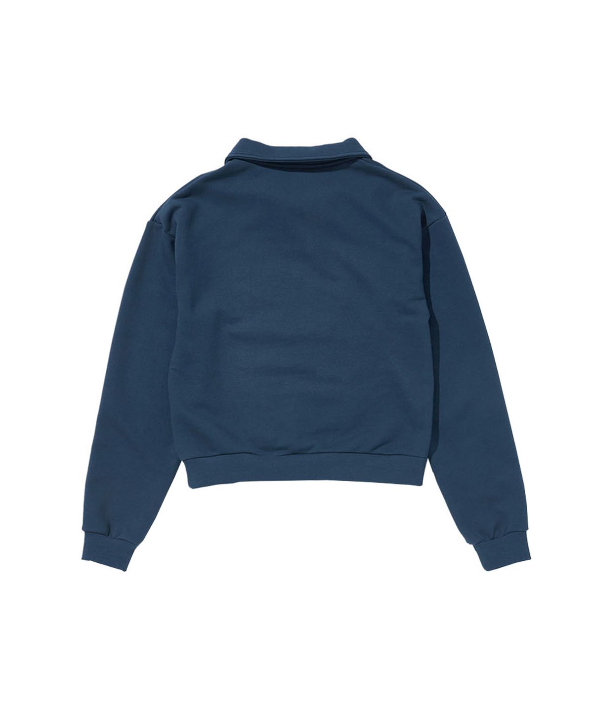 라츠유(LOTSYOU) LOTSYOU_Classic Polo Sweat Shirt Navy
