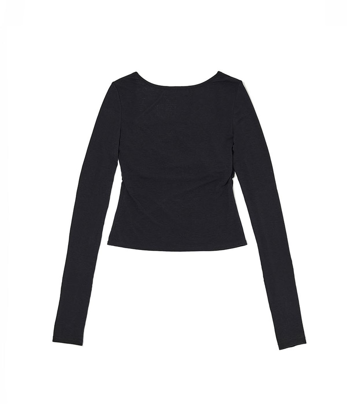 라츠유(LOTSYOU) Kate Moss Drapery Top Black