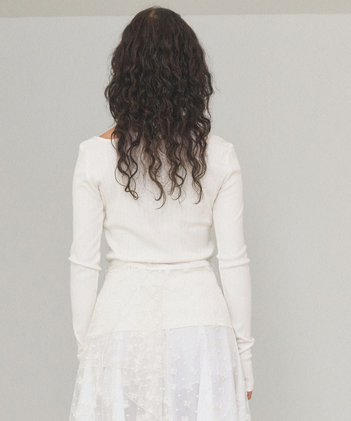 라츠유(LOTSYOU) LOTSYOU_Kate Moss String top Ivory