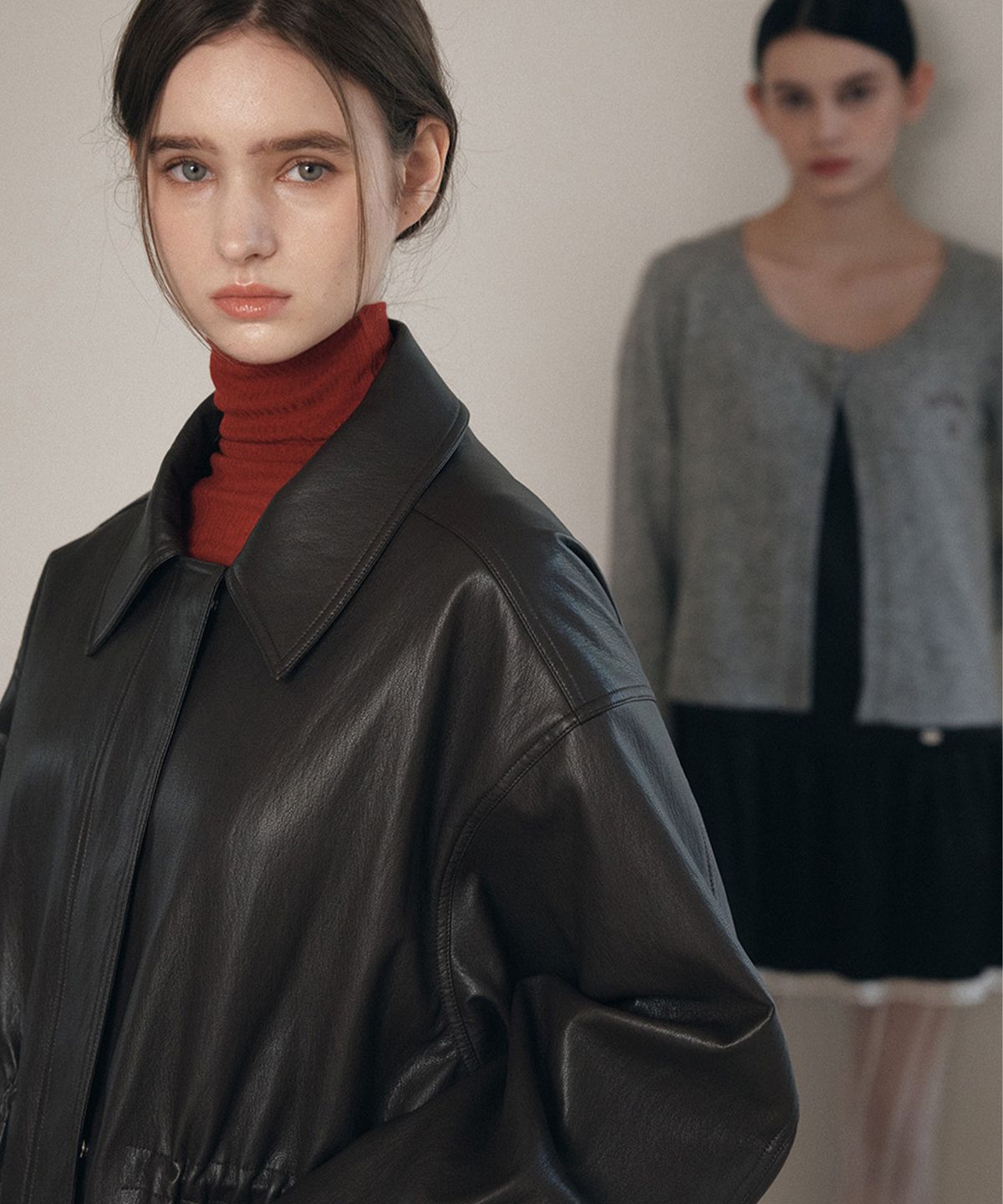 라츠유(LOTSYOU) Benny Wool Turtleneck T-shirt Red