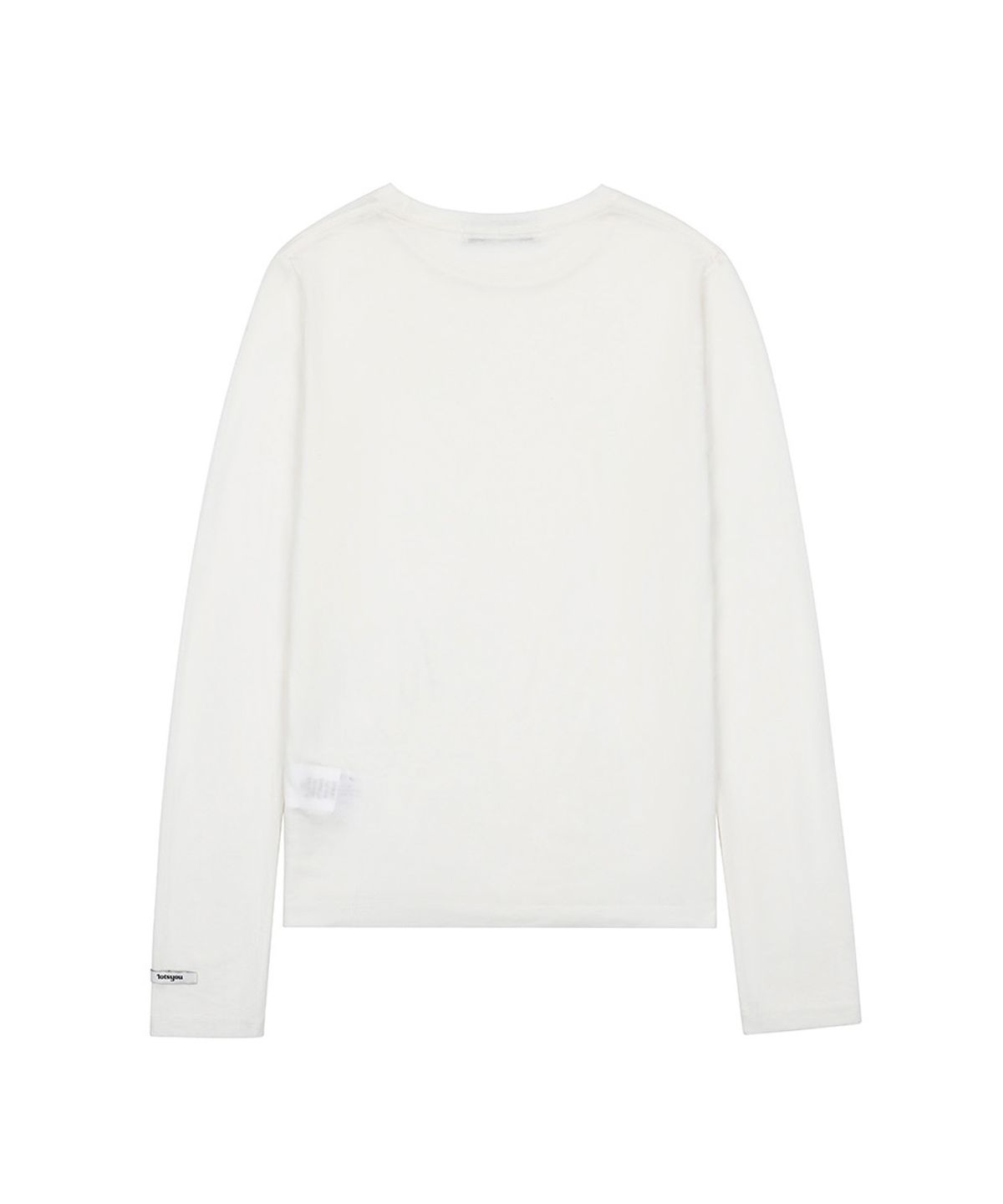 라츠유(LOTSYOU) Noa Wool Round neck T-shirt Ivory