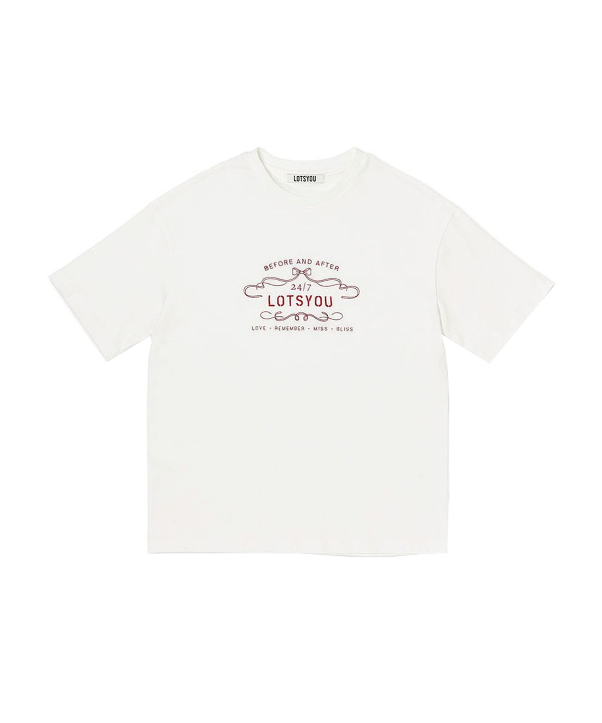 라츠유(LOTSYOU) LOTSYOU_Nostalgia T-shirt White