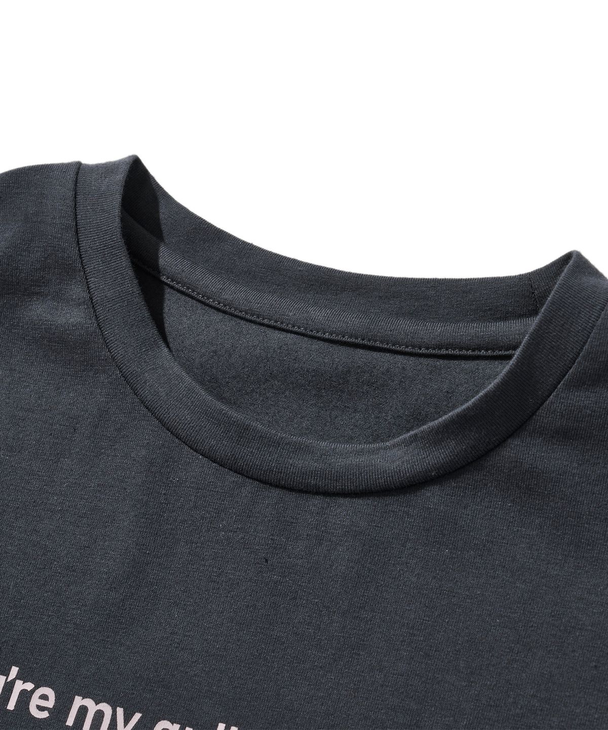 라츠유(LOTSYOU) LOTSYOU_Guilty Pleasure Baby T-shirt Charcol
