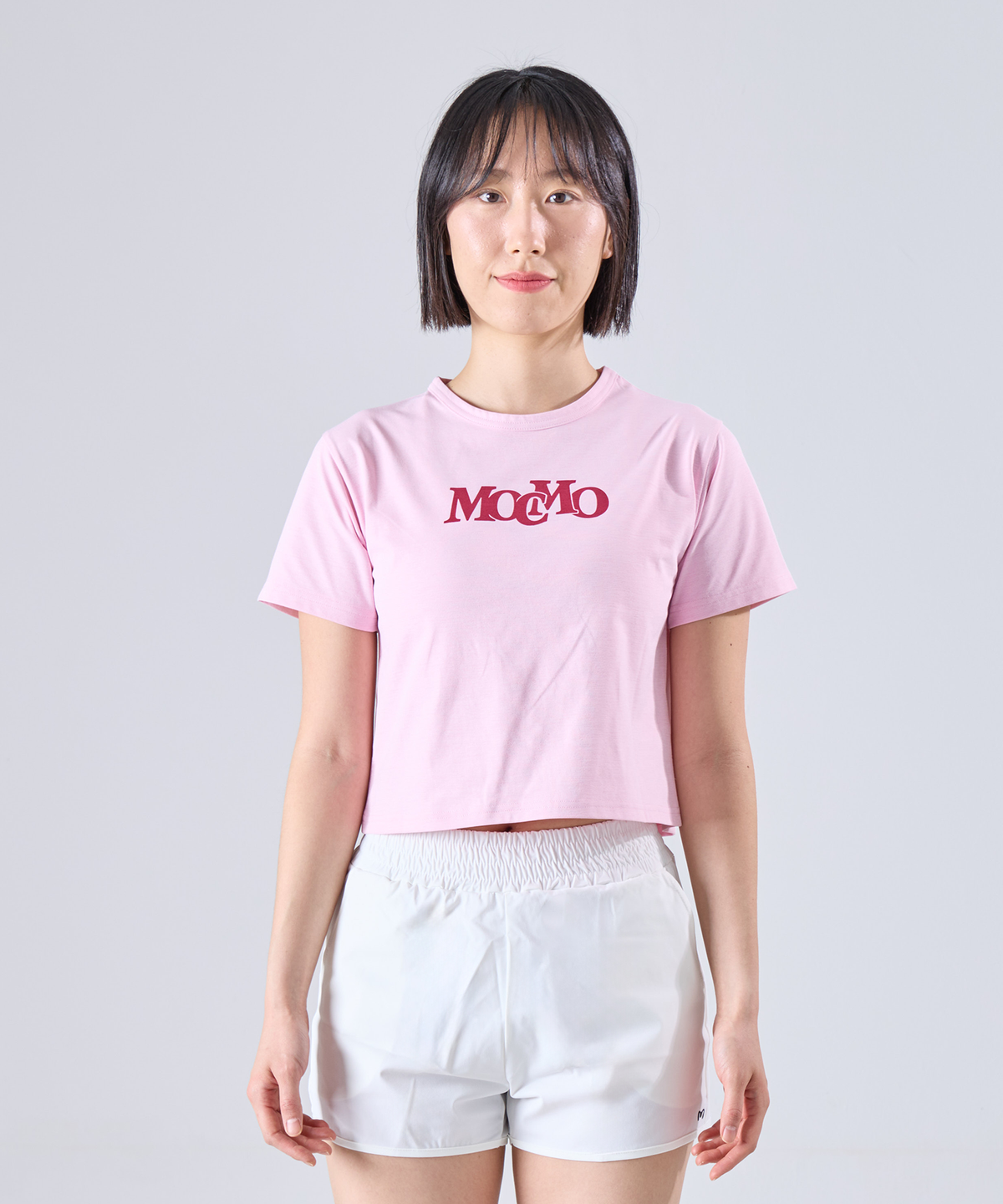 모크모(MOCMO) 파이어 홀스 크롭 반팔 티셔츠