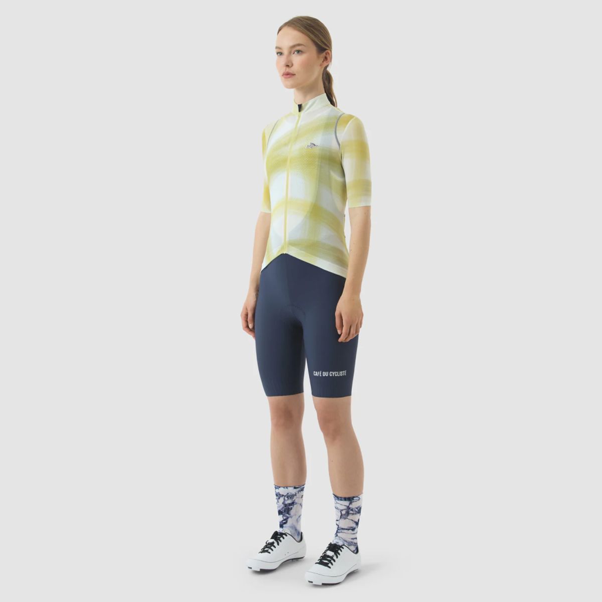 카페 드 사이클리스트(CAFE DU CYCLISTE) 모나 아닥스 반팔 져지 선루프 글레이즈 여성