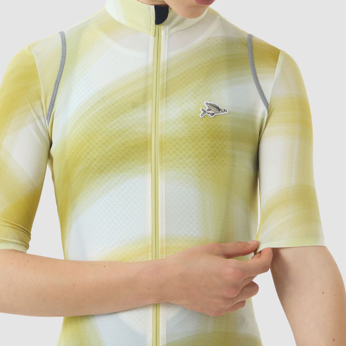 카페 드 사이클리스트(CAFE DU CYCLISTE) 모나 아닥스 반팔 져지 선루프 글레이즈 여성