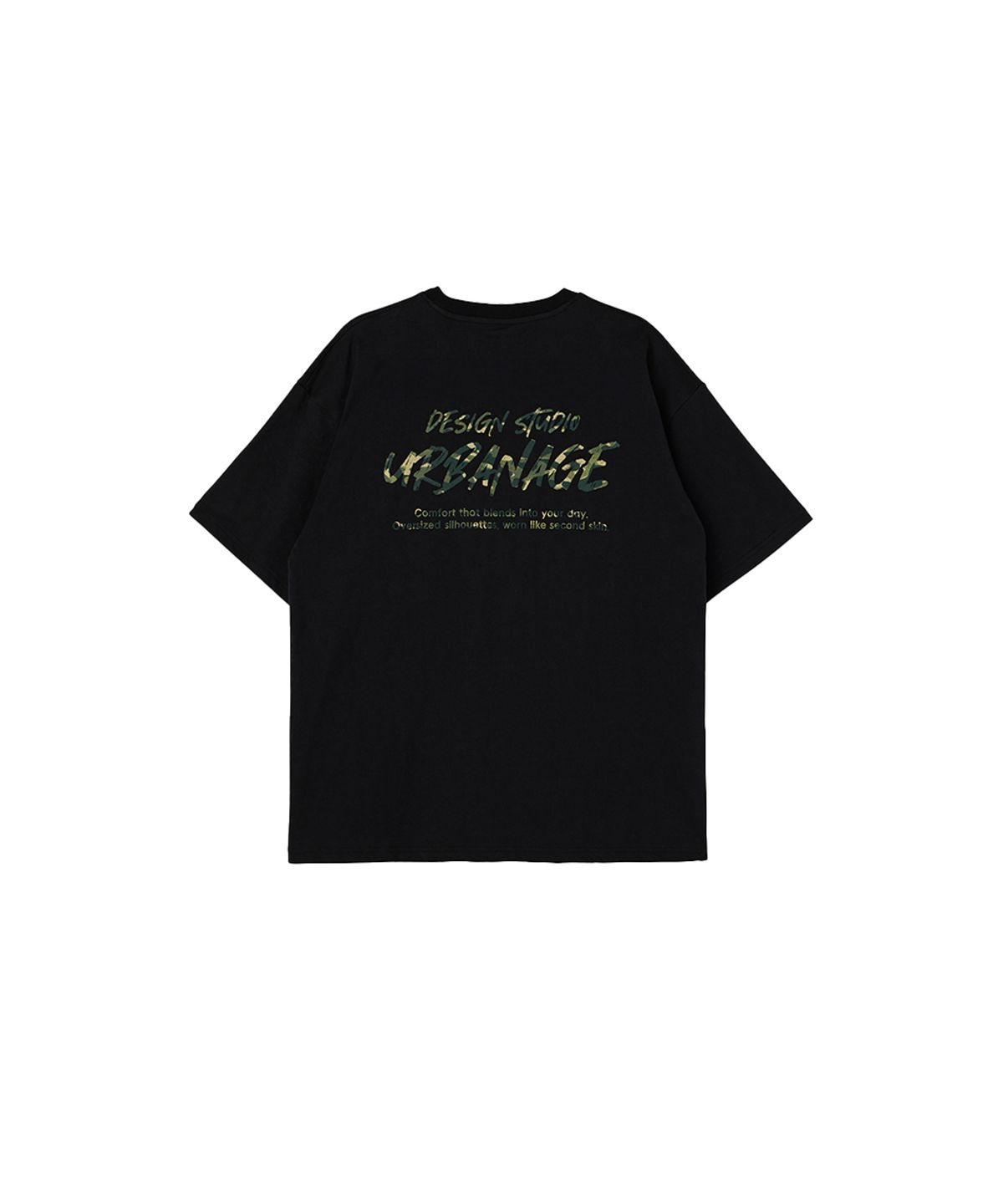 어반에이지(URBANAGE) [2PACK] DESIGN STUDIO 로고 오버핏 반팔_4color