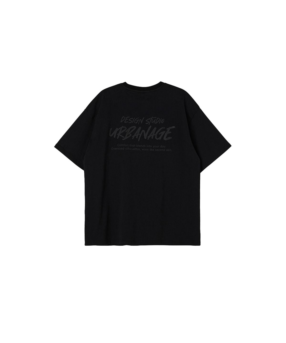 어반에이지(URBANAGE) [2PACK] DESIGN STUDIO 로고 오버핏 반팔_4color