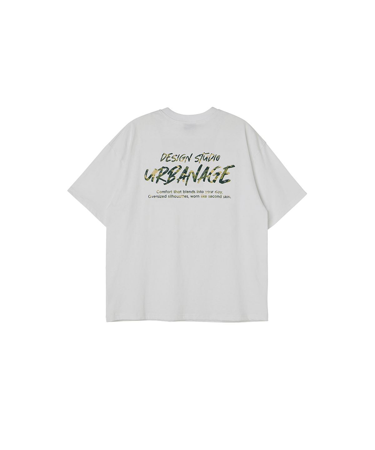 어반에이지(URBANAGE) [2PACK] DESIGN STUDIO 로고 오버핏 반팔_4color