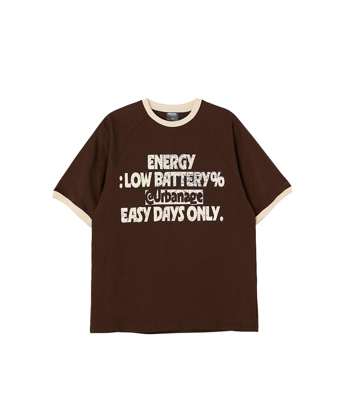 어반에이지(URBANAGE) [2PACK] ENERGY 나그랑 링거 오버핏 반팔_3color