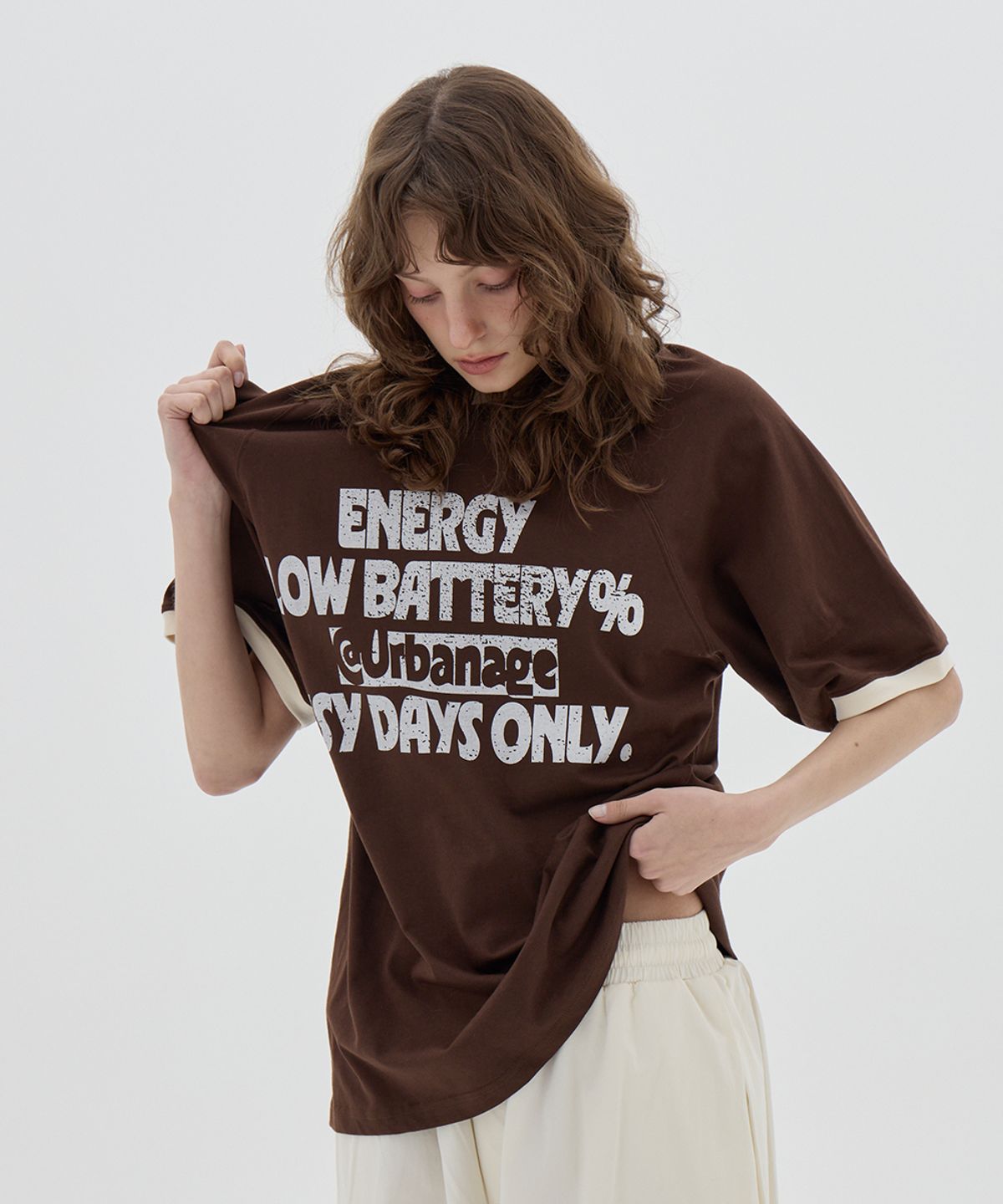 어반에이지(URBANAGE) [2PACK] ENERGY 나그랑 링거 오버핏 반팔_3color