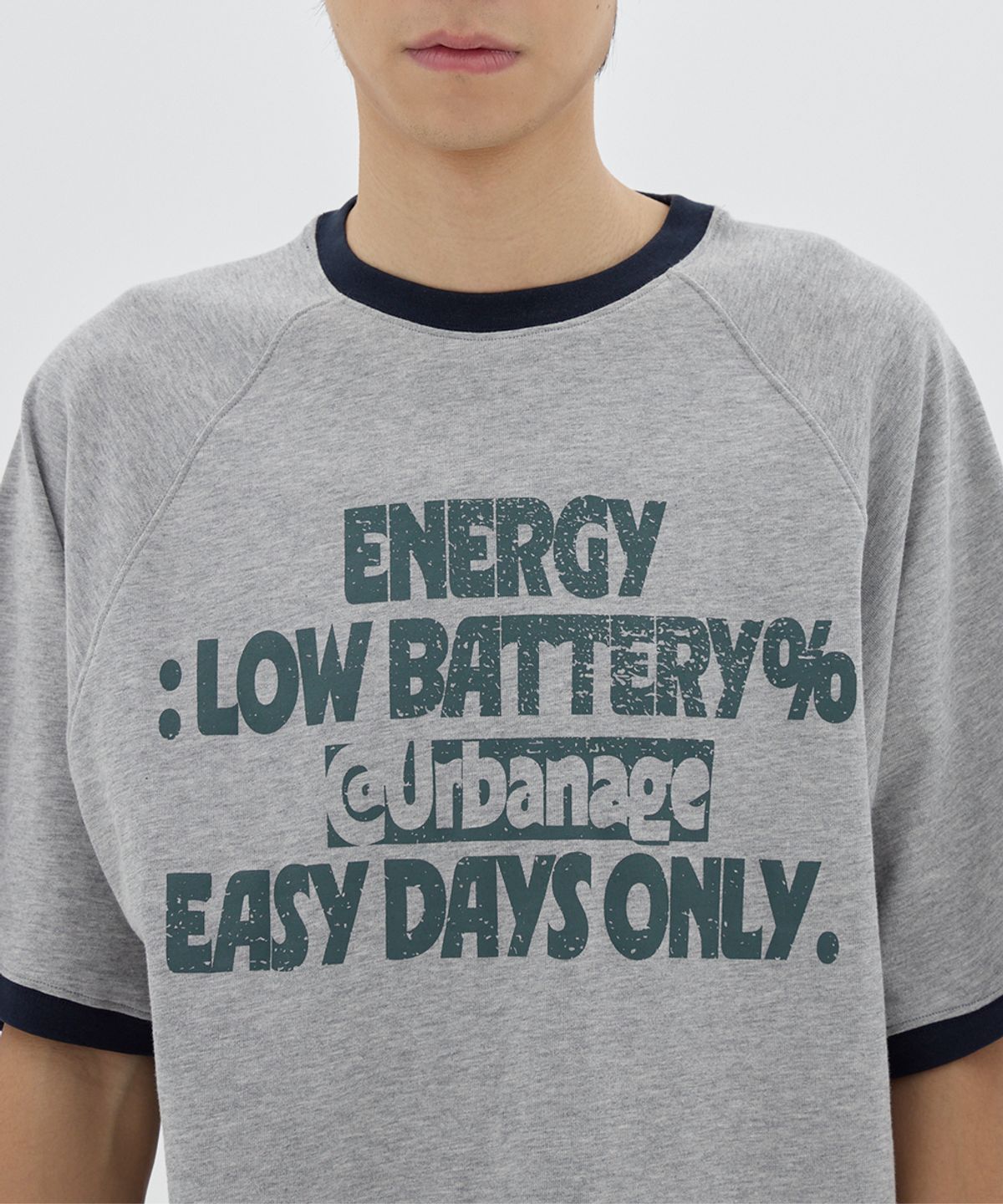 어반에이지(URBANAGE) [2PACK] ENERGY 나그랑 링거 오버핏 반팔_3color