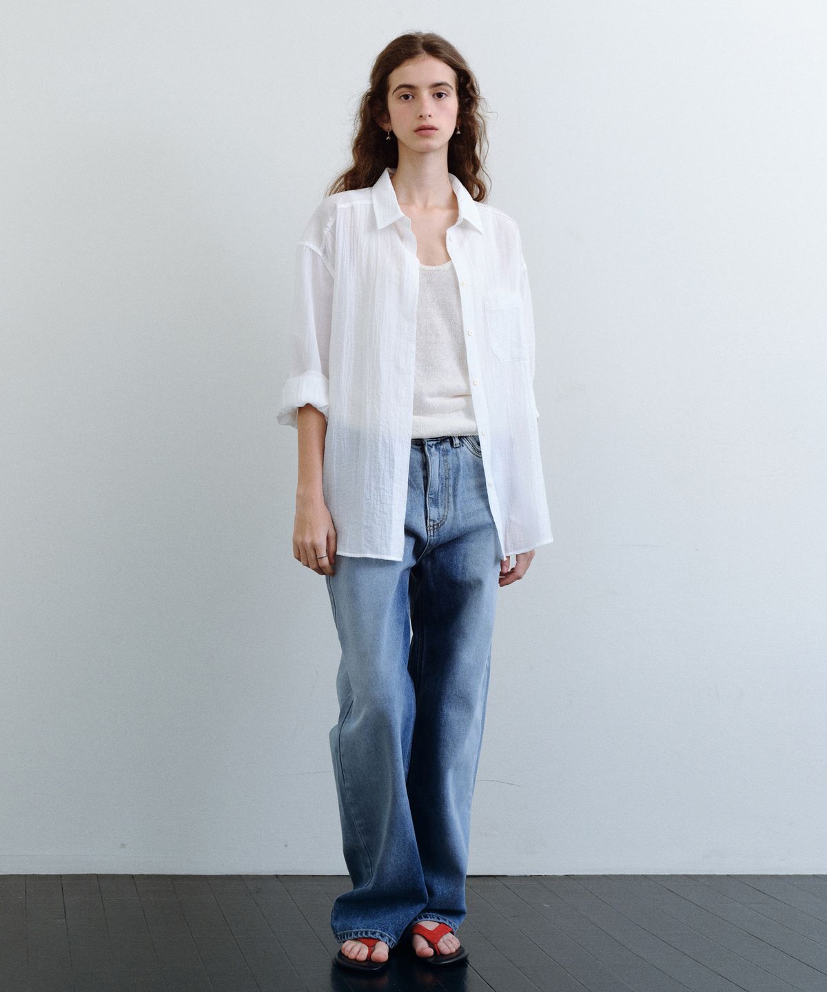 유라고(URAGO) Sandy textured shirt