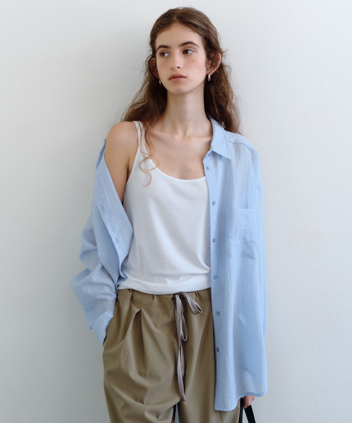 유라고(URAGO) Sandy textured shirt