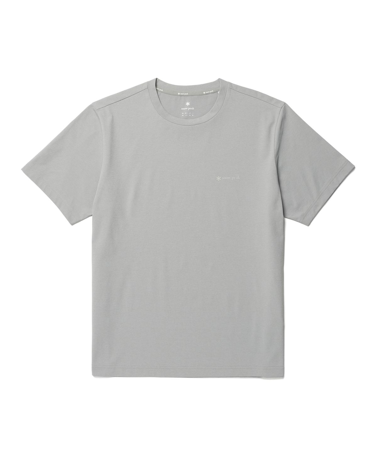 스노우피크 어패럴(SNOWPEAK APPAREL) 퀵드라이 베이직 반팔 티셔츠 (S26MUTTS12) Smog Khaki