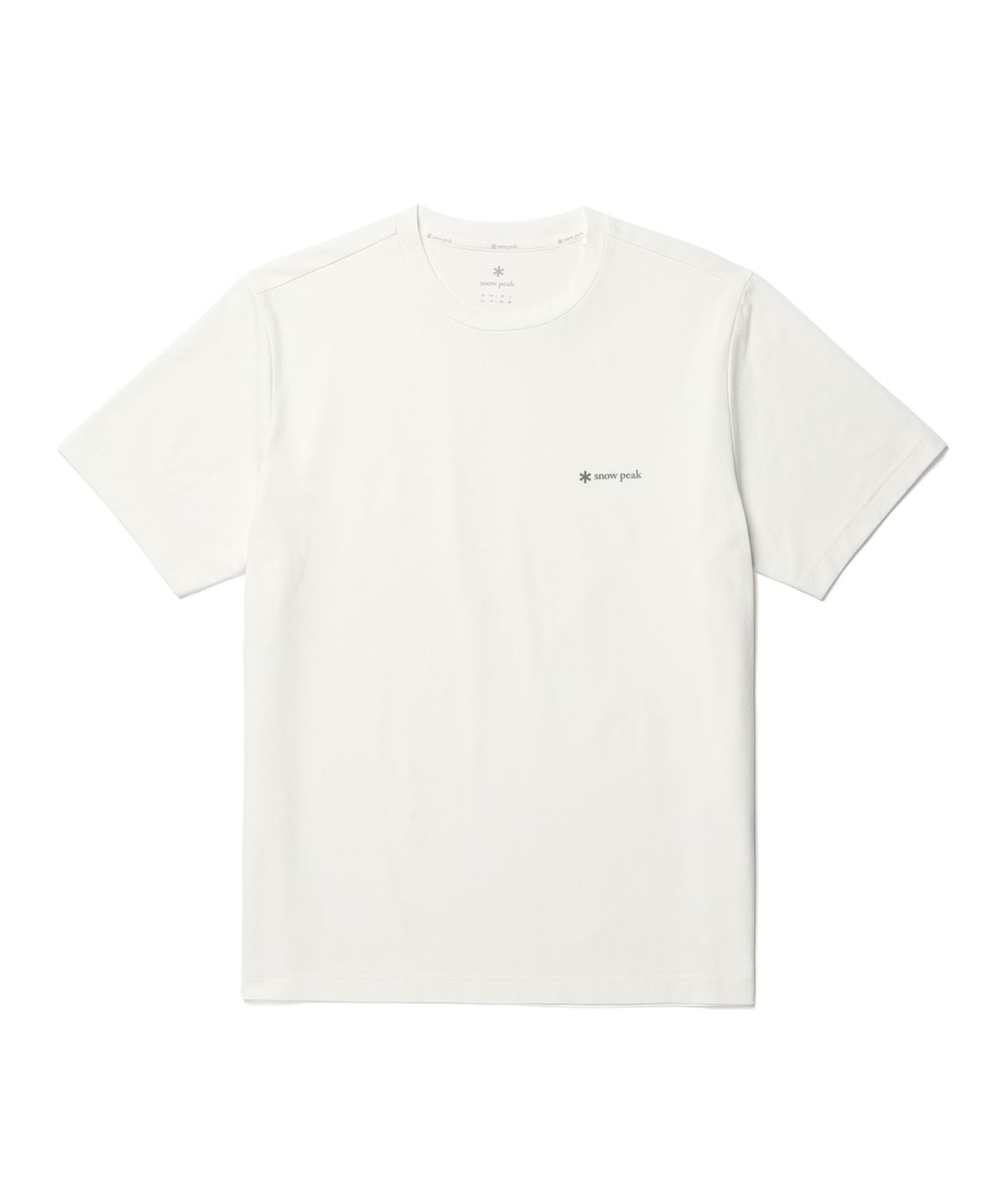 스노우피크 어패럴(SNOWPEAK APPAREL) 퀵드라이 베이직 반팔 티셔츠 (S26MUTTS12) Off White
