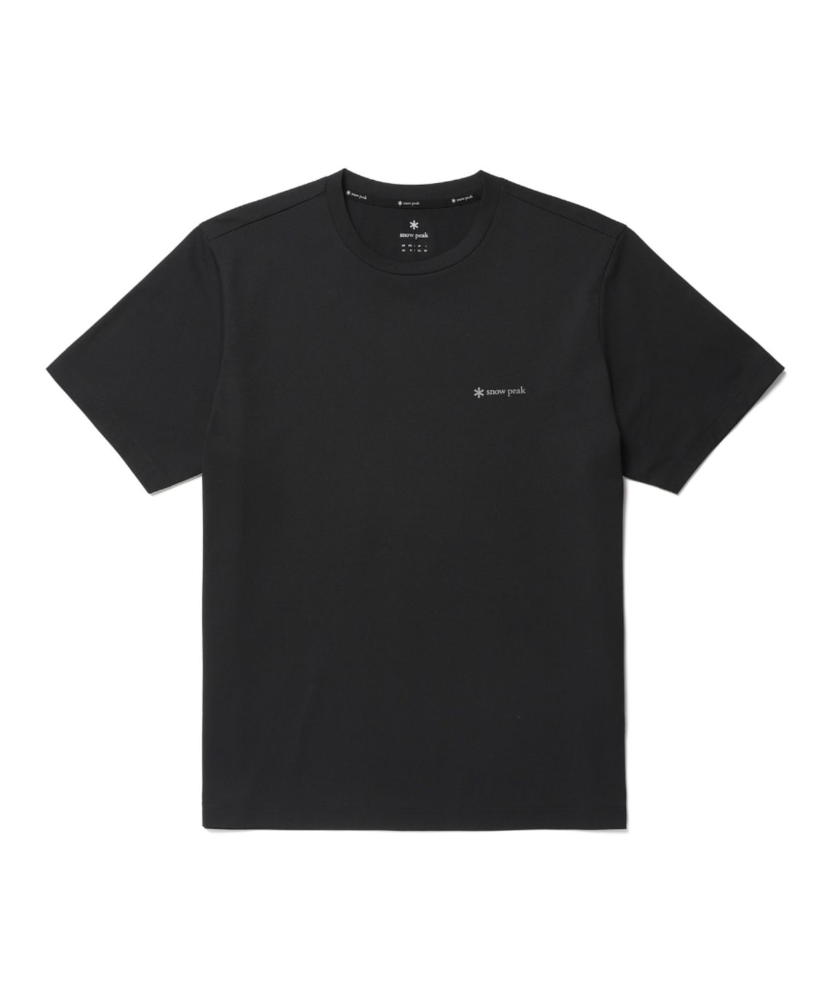 스노우피크 어패럴(SNOWPEAK APPAREL) 퀵드라이 베이직 반팔 티셔츠 (S26MUTTS12) Black