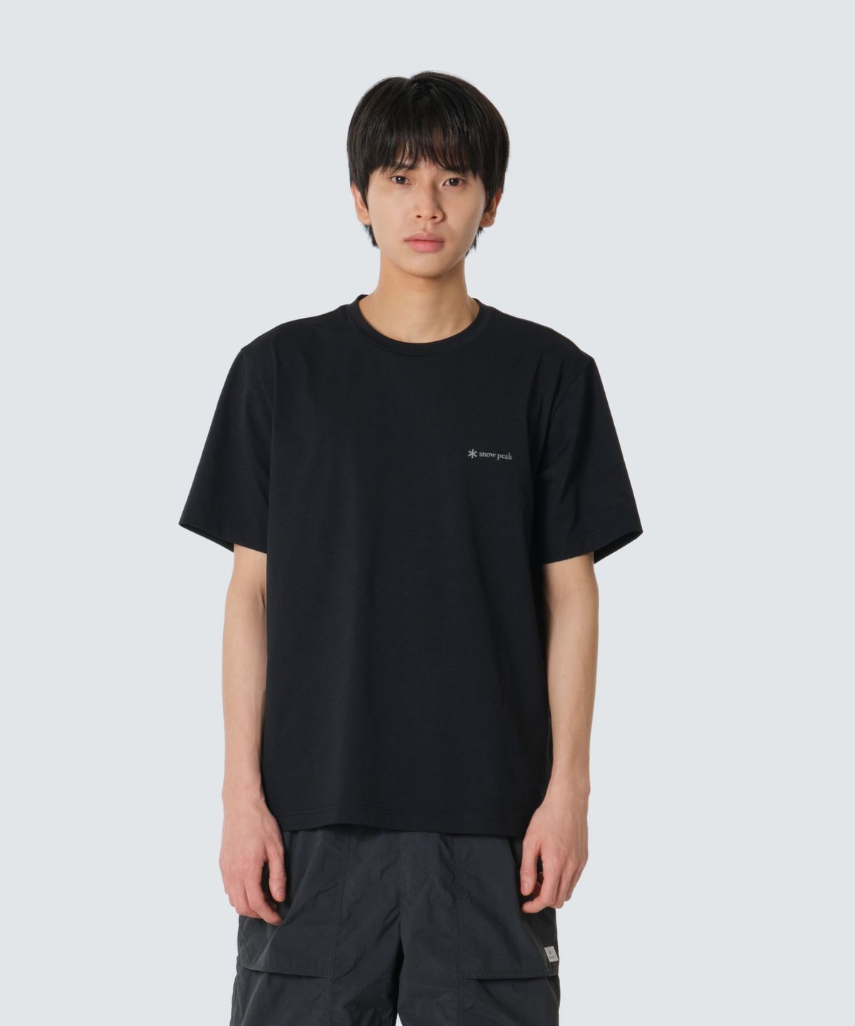 스노우피크 어패럴(SNOWPEAK APPAREL) 퀵드라이 베이직 반팔 티셔츠 (S26MUTTS12) Black