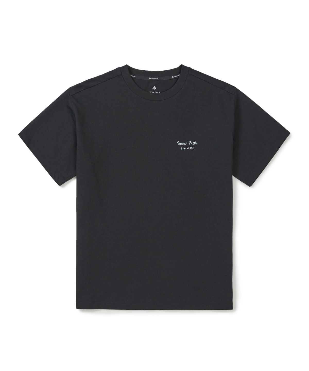 스노우피크 어패럴(SNOWPEAK APPAREL) 코튼 여성 플라워 그래픽 반팔 티셔츠 (S26MWFTS67) Dark Charcoal