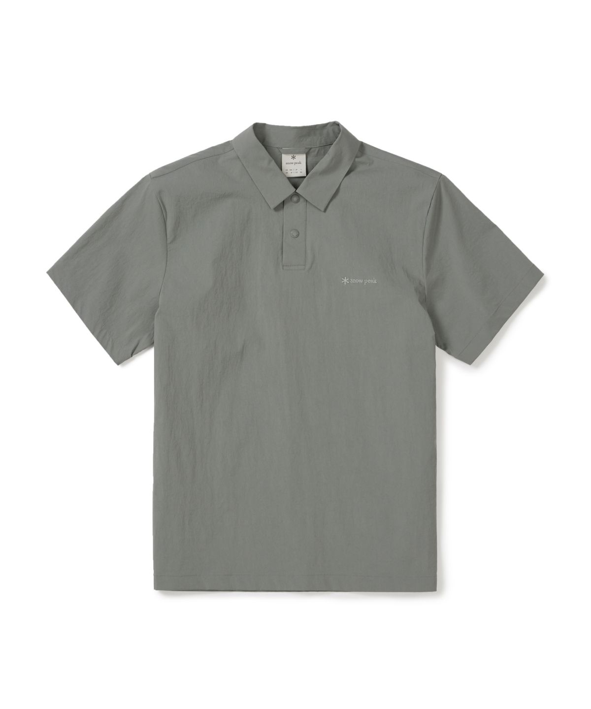 스노우피크 어패럴(SNOWPEAK APPAREL) 루트 반팔 폴로 티셔츠 (S26MMRPS60) Light Khaki