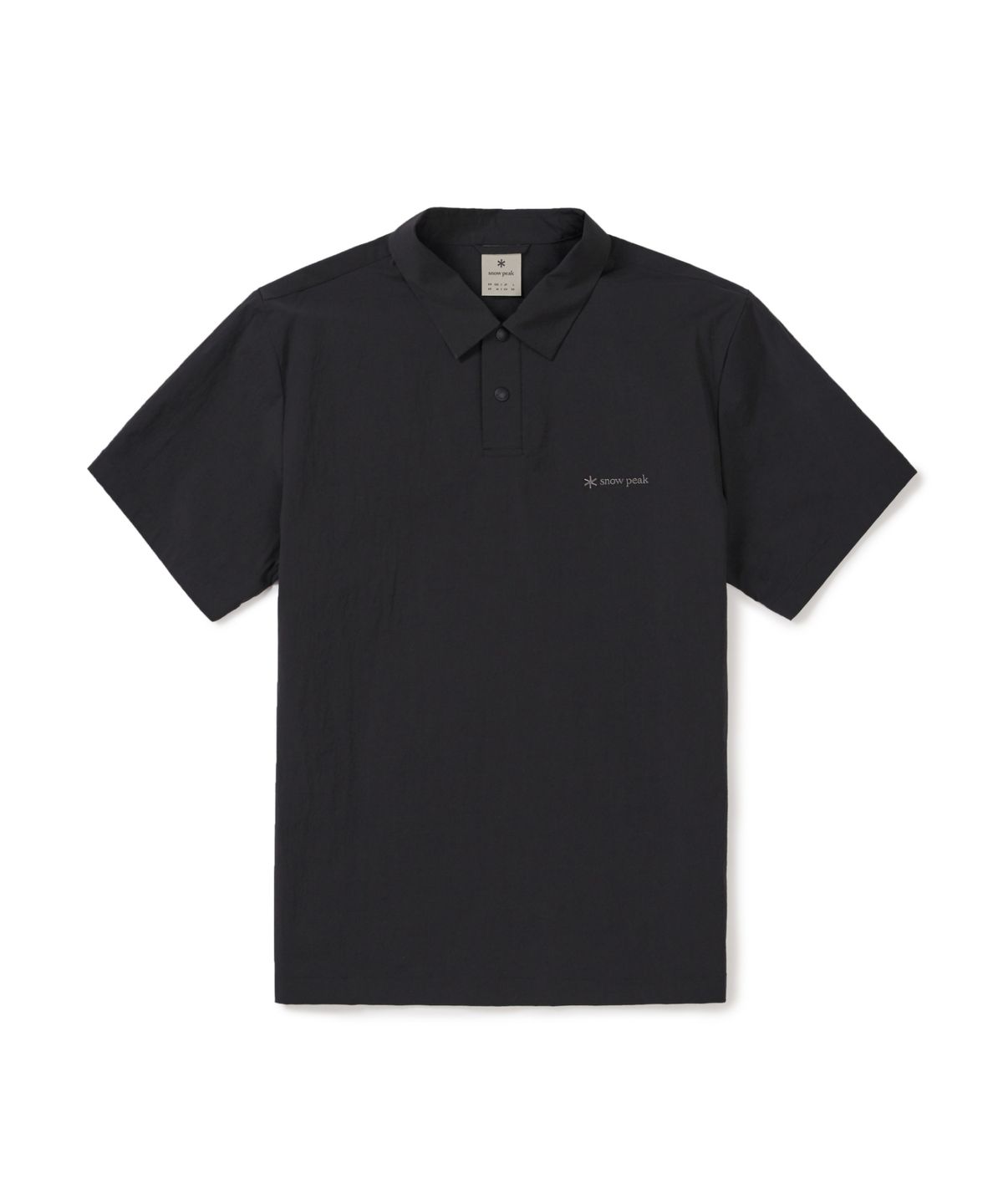 스노우피크 어패럴(SNOWPEAK APPAREL) 루트 반팔 폴로 티셔츠 (S26MMRPS60) Dark Charcoal