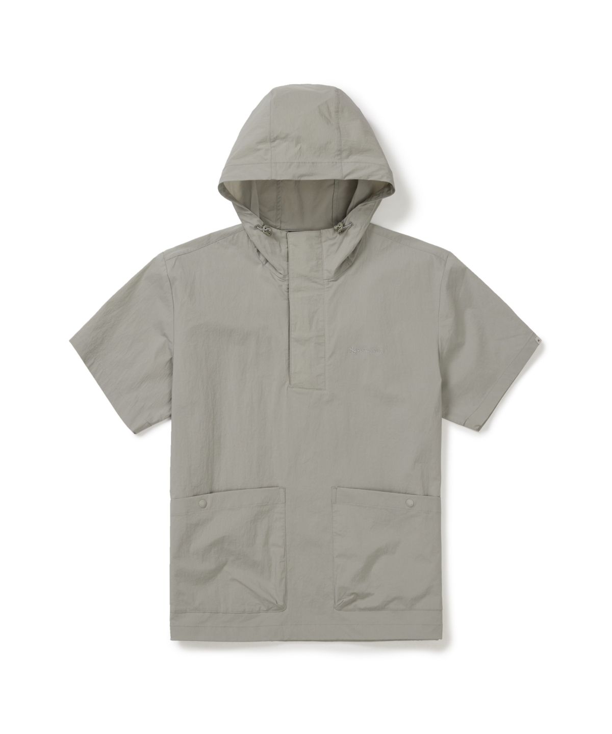 스노우피크 어패럴(SNOWPEAK APPAREL) 루트 후드 반팔 아노락 (S26MMRAN65) Gray