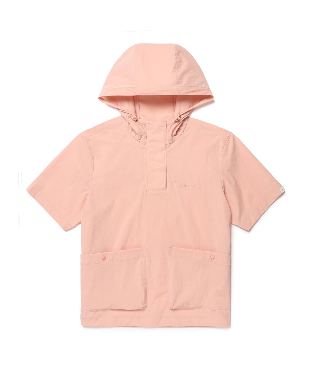 스노우피크 어패럴(SNOWPEAK APPAREL) 루트 여성 후드 반팔 아노락 (S26MWRAN69) Light Pink