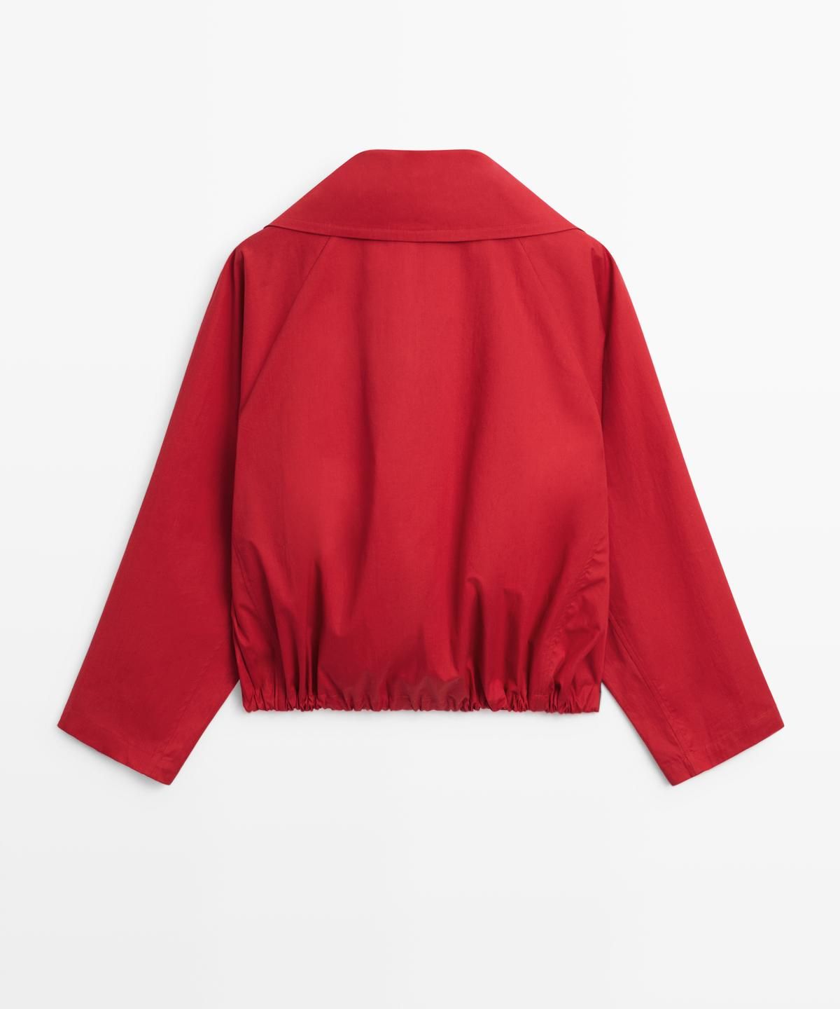 마시모두띠(MASSIMO DUTTI) Lightweight cotton jacket with button details