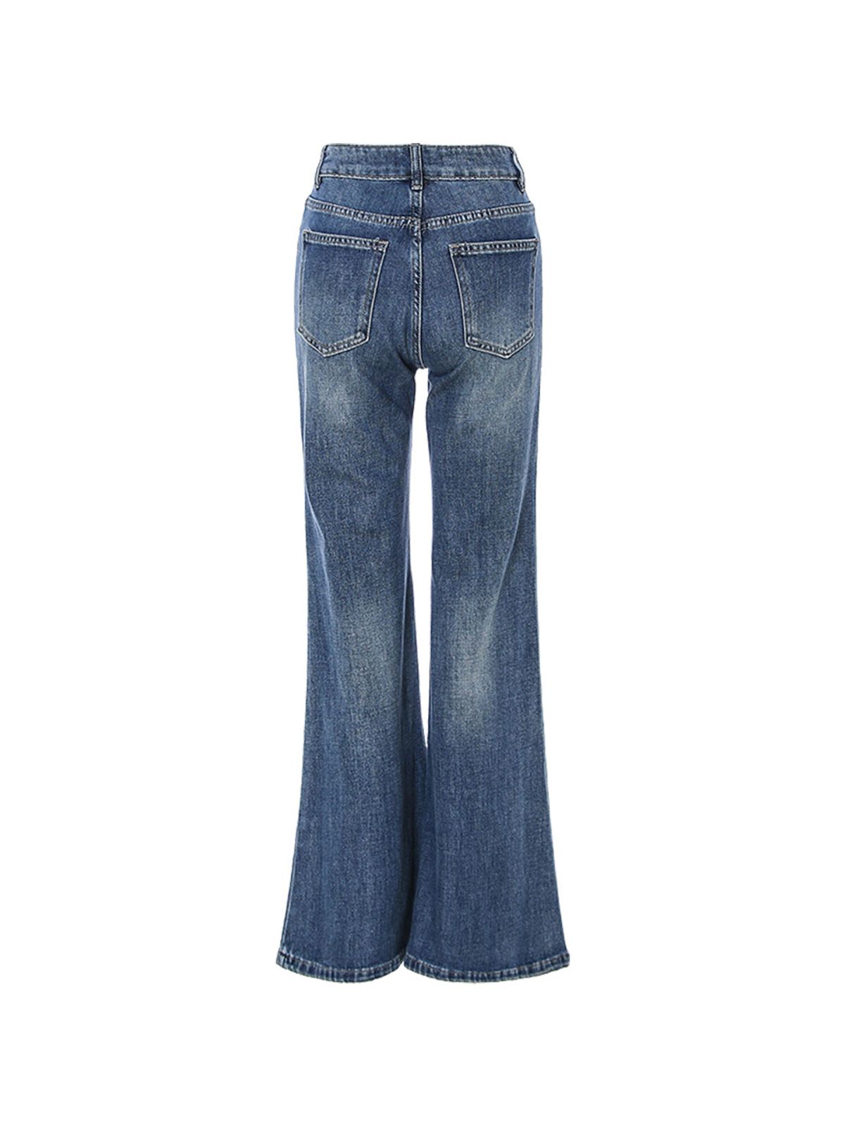 신스덴(SINCETHEN) 블루 데님 부츠컷 팬츠