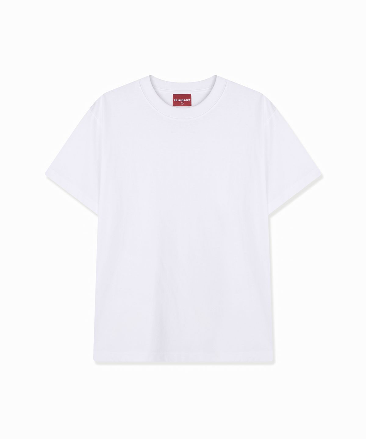 피에스쇼퍼(PSSHOPPER) 베이직 쿨 스킨 반팔 티셔츠 [화이트]