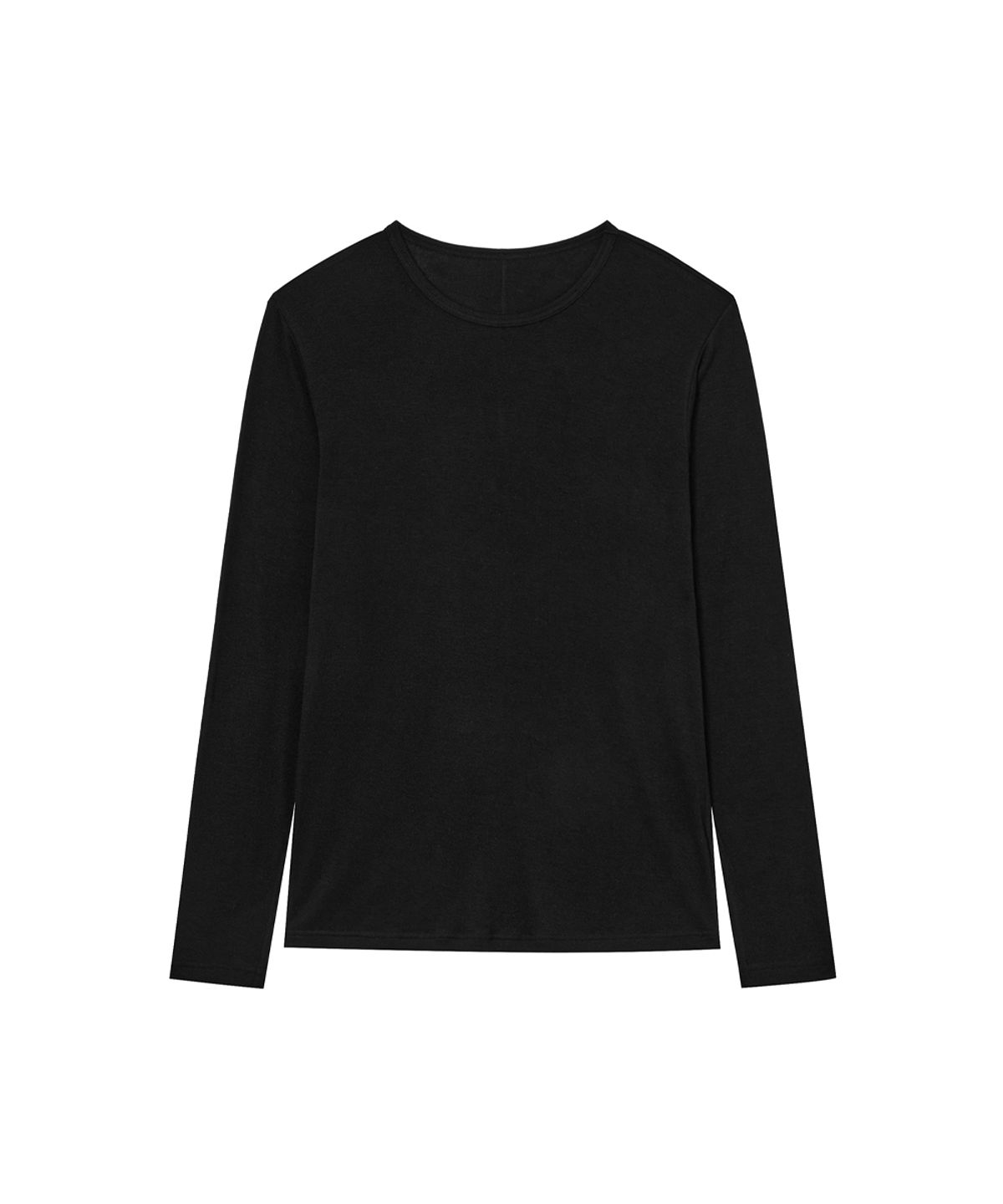 세비지(SAVAGE) Flatlock Crewneck Long Sleeve - Black