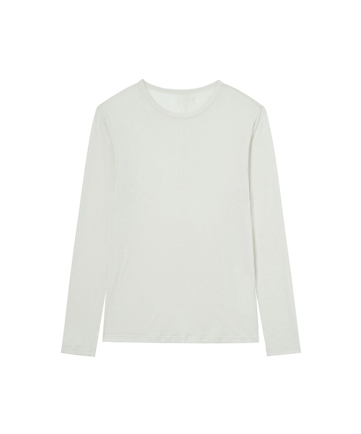 세비지(SAVAGE) Flatlock Crewneck Long Sleeve - Beige
