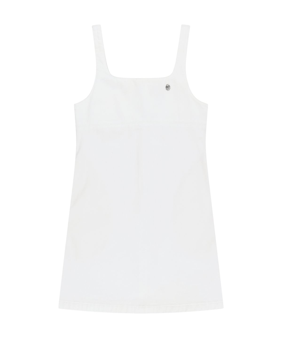 마리떼 프랑소와 저버(MARITHÉ + FRANҪOIS GIRBAUD) W DENIM SLEEVELESS DRESS off white