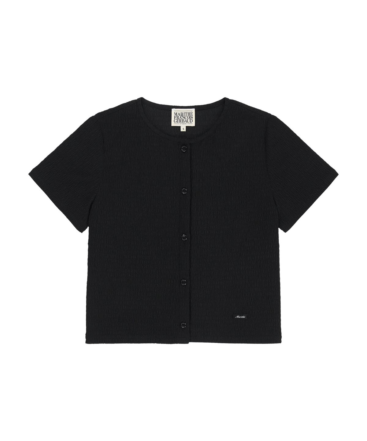 마리떼 프랑소와 저버(MARITHÉ + FRANҪOIS GIRBAUD) W CRINKLE SLEEVELESS + CARDIGAN SET black