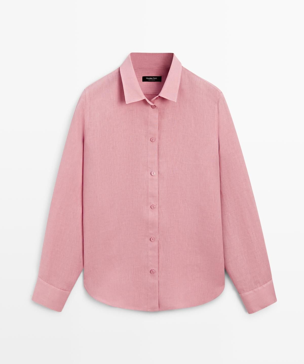 마시모두띠(MASSIMO DUTTI) 100% 린넨 루즈핏 셔츠