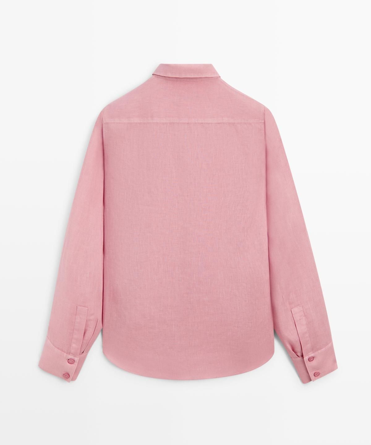 마시모두띠(MASSIMO DUTTI) 100% 린넨 루즈핏 셔츠