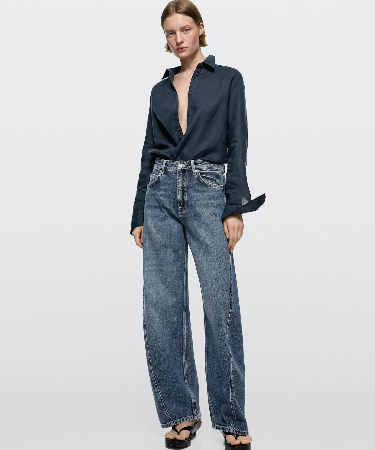 마시모두띠(MASSIMO DUTTI) 배럴 핏 진