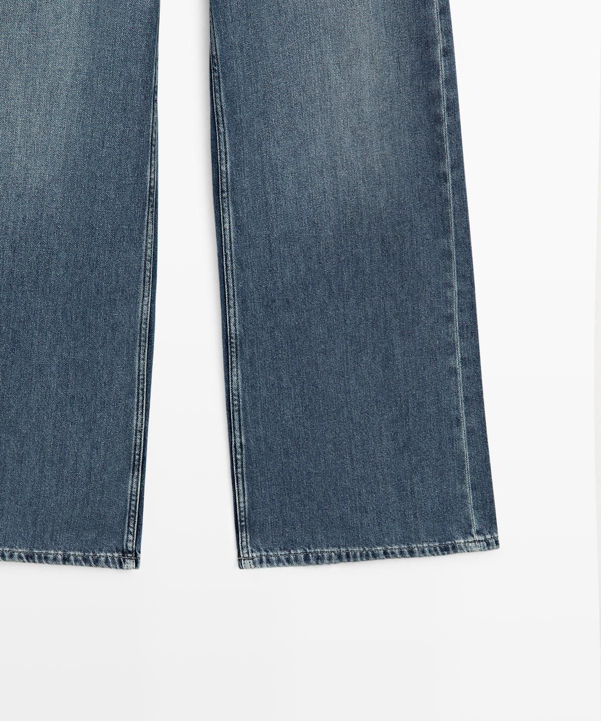 마시모두띠(MASSIMO DUTTI) 하이라이즈 와이드 레그 진